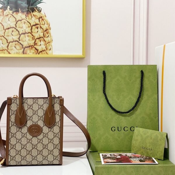 GUC Retro mini tote 671623 size:16*20*7cm