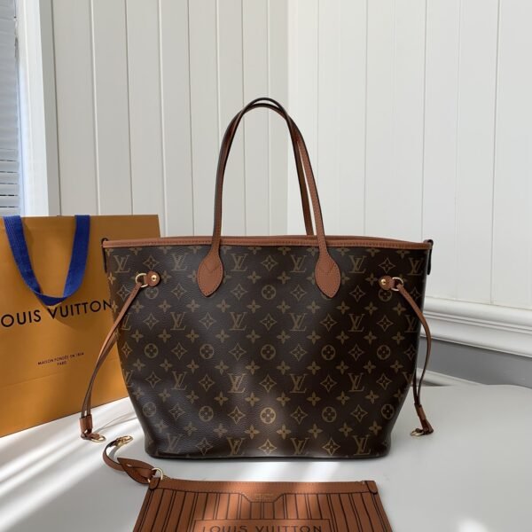 L X V Counter Seasonal New NEVERFULL INSIDE OUT Medium Shopping Bag M12061 Size：28*14*31cm