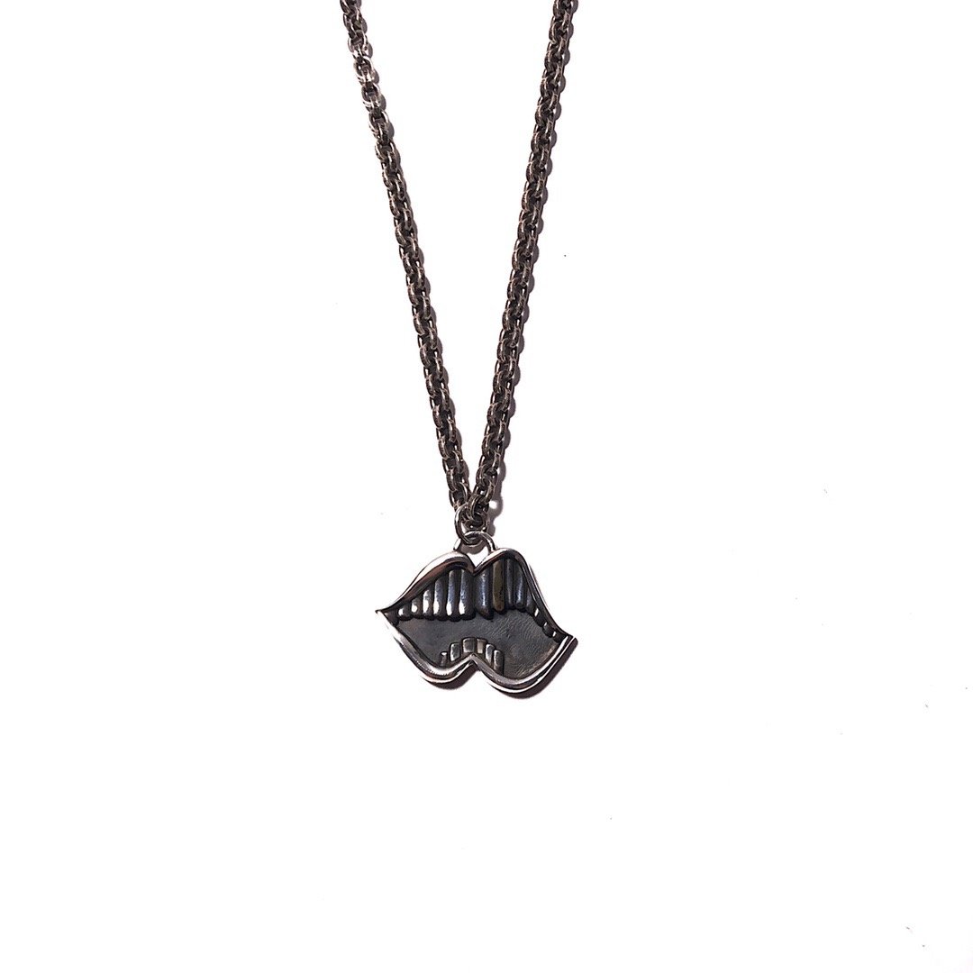 Chrome hearts Matty Gold Tooth Mouth Necklace