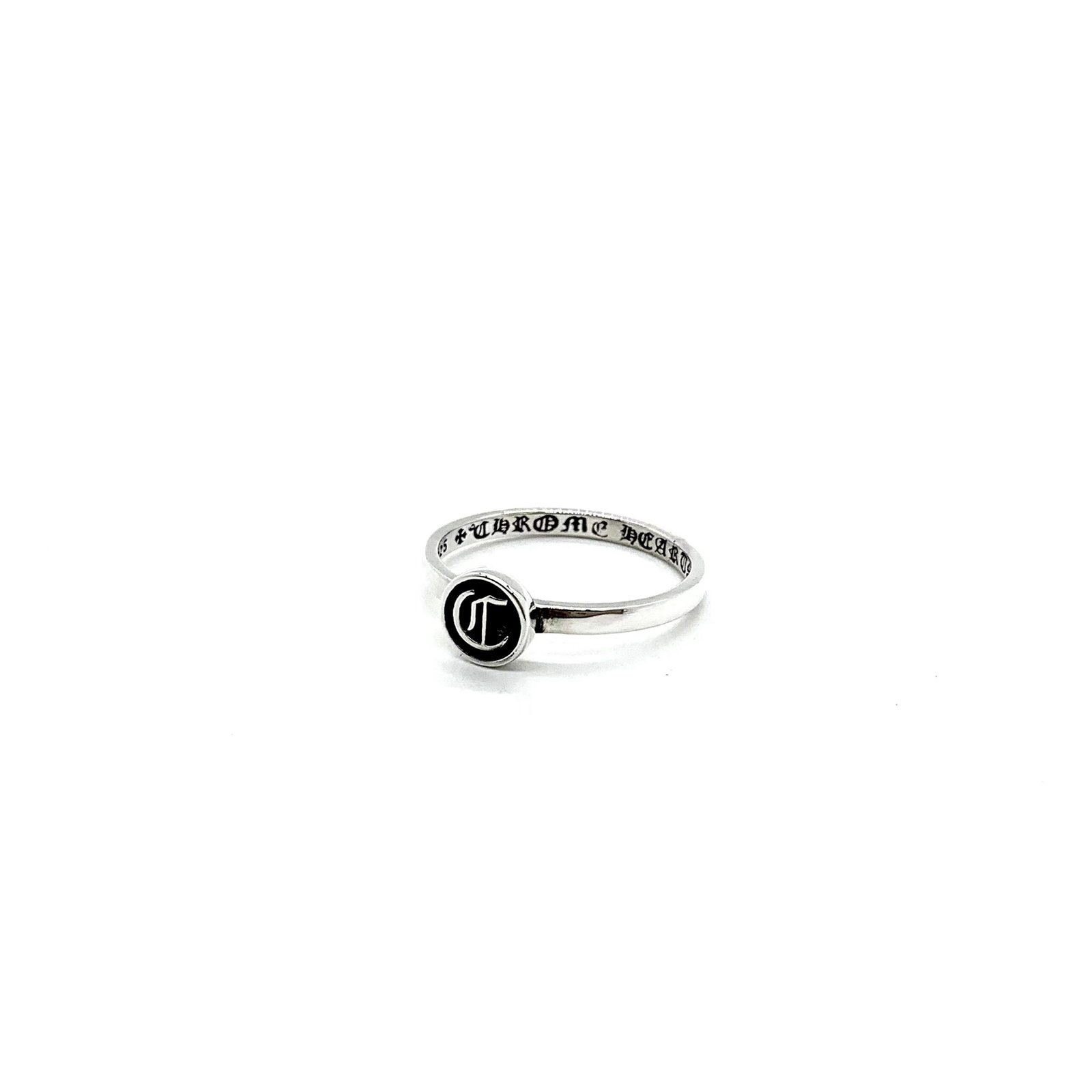 Chrome hearts C Letter Tag Band Ring