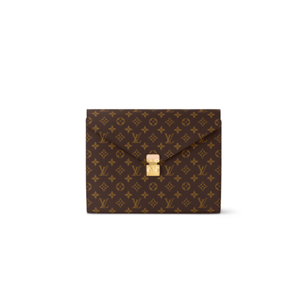 Louis Vuitton Monogram Canvas Mark Folder Laptop pouch (1.4 x 10.2 x 12.8 inches)