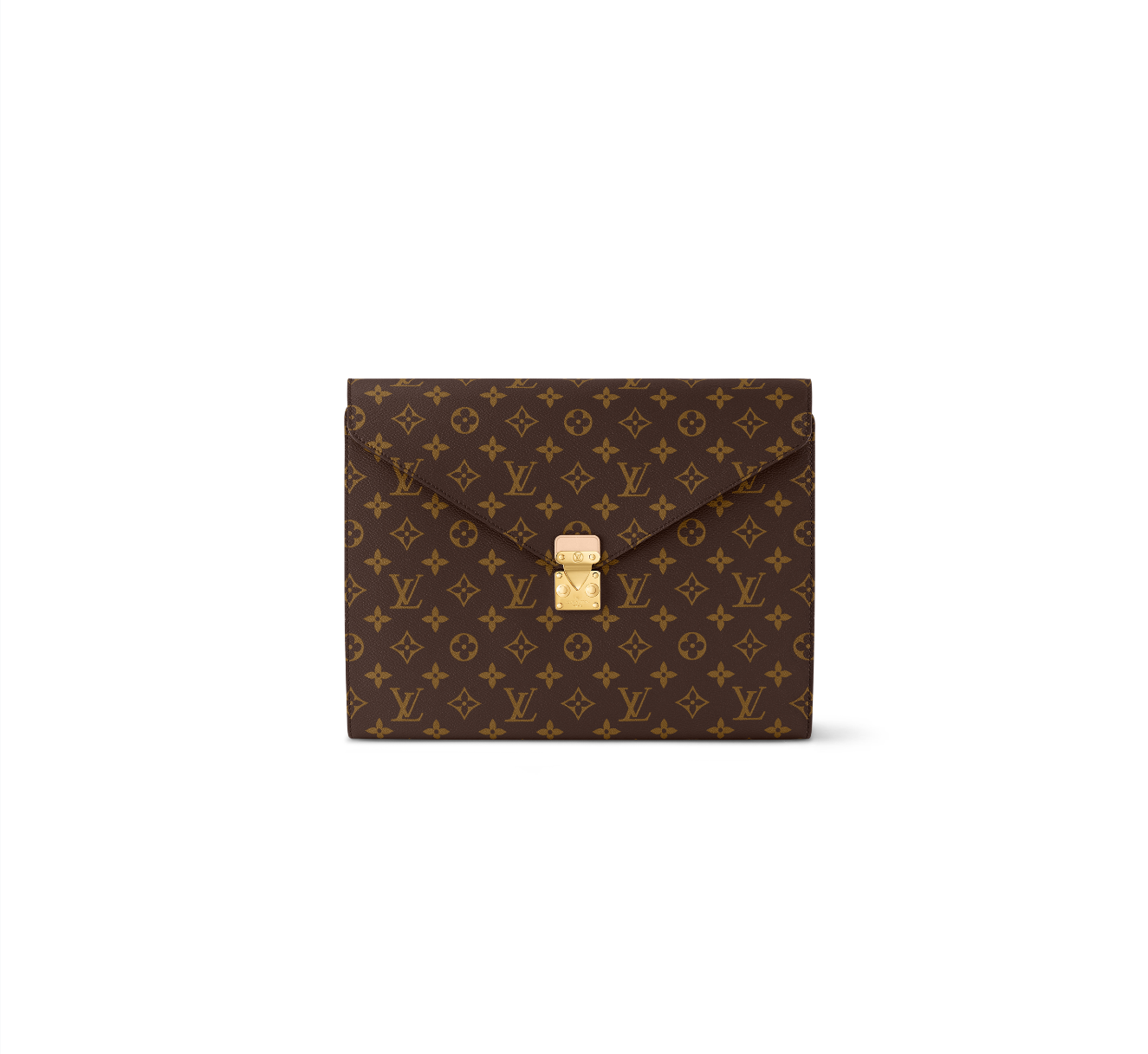 Louis Vuitton Monogram Canvas Mark Folder Laptop pouch (1.4 x 10.2 x 12.8 inches）