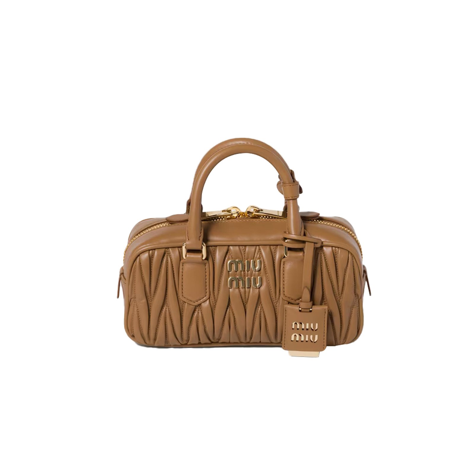 MIU MIU ARCADIE MATELASSÉ NAPPA LEATHER BAG 5BB142 (22*10.5*7.5cm)