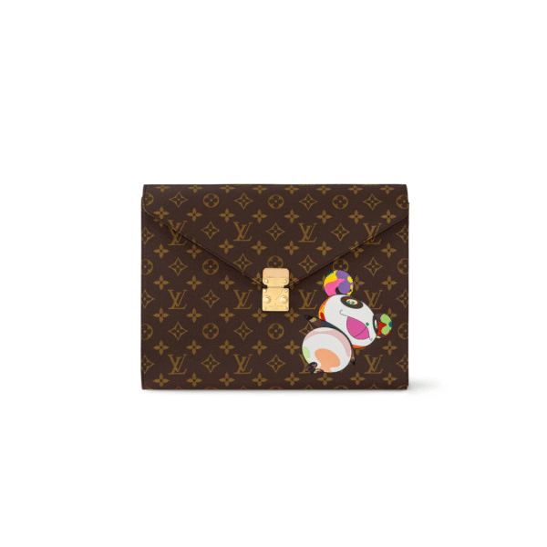 LV x TM Superflat Characters Mark Folder Laptop pouch (1.4 x 10.2 x 12.8 inches)