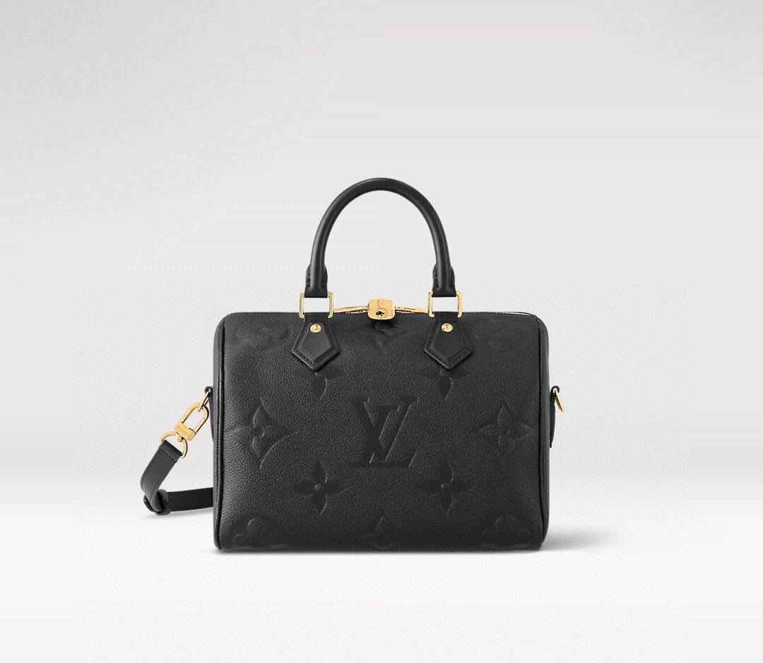 LV Speedy Bandoulière 25 M58951 in Black