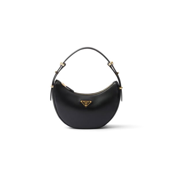 PRADA ARQUÉ SMALL LEATHER SHOULDER BAG 1BC194 (22.5*18.5*6cm)